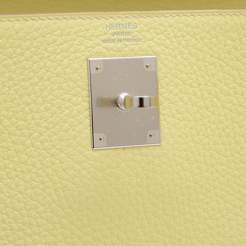 ケリー28 内縫い トゴ ジョーヌミルトン シルバー金具 K刻印 ハンドバッグ