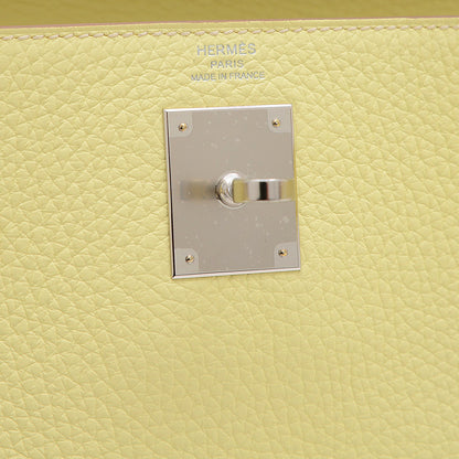 ケリー28 内縫い トゴ ジョーヌミルトン シルバー金具 K刻印 ハンドバッグ