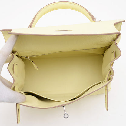 ケリー28 内縫い トゴ ジョーヌミルトン シルバー金具 K刻印 ハンドバッグ