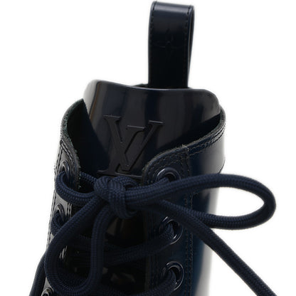 LVバロックライン ブーツ レザー ネイビー メンズ サイズ6 ブーツ