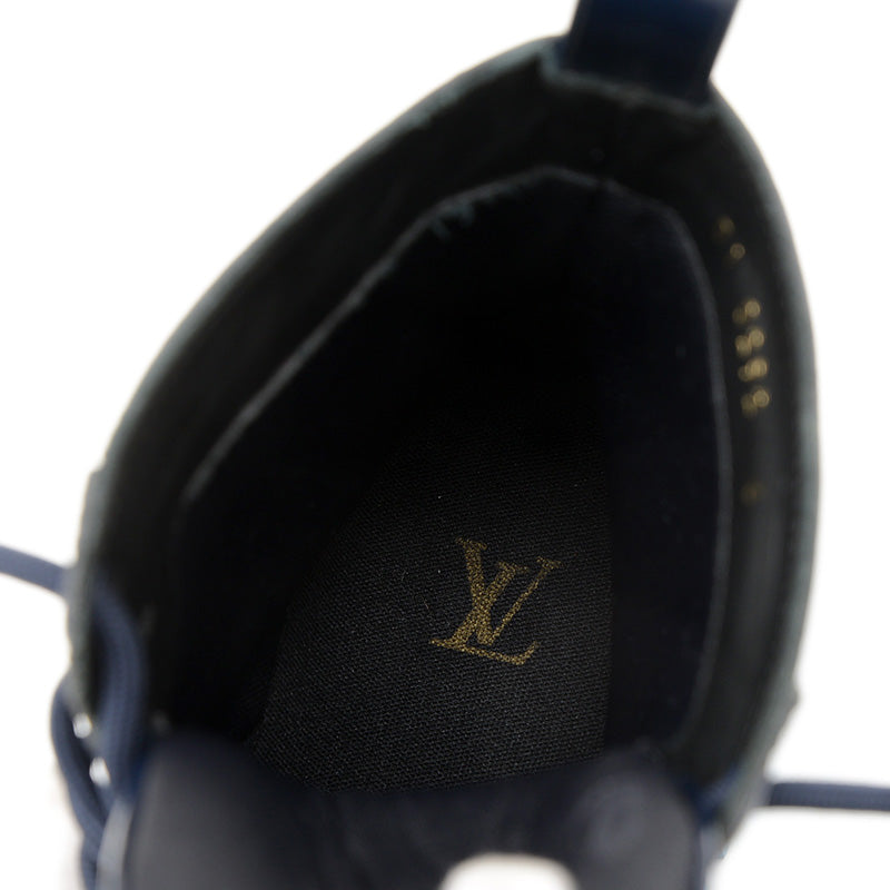 LVバロックライン ブーツ レザー ネイビー メンズ サイズ6 ブーツ