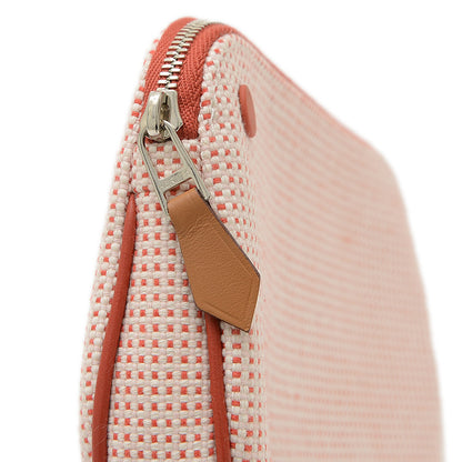 エシャペ コスメポーチ トワルH コニャック ポーチ