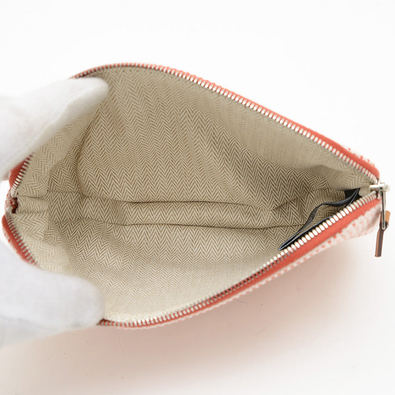 エシャペ コスメポーチ トワルH コニャック ポーチ