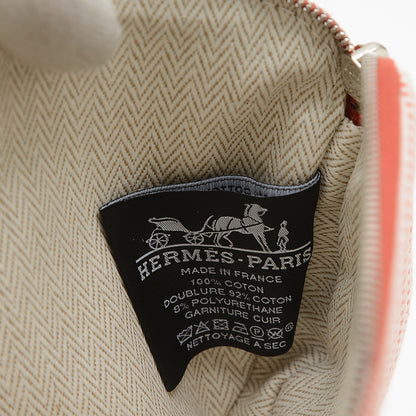 エシャペ コスメポーチ トワルH コニャック ポーチ