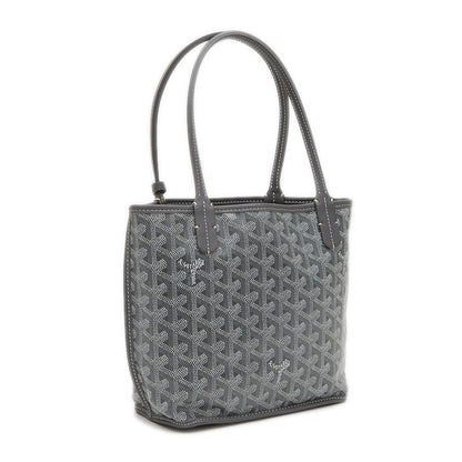 アンジュ ミニ トートバッグ リバーシブル ゴヤールディンキャンバス グレー トートバッグ