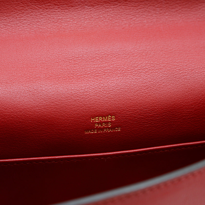 ポシェットケリー スイフト ルージュグレナ ゴールド金具 X刻印 ハンドバッグ