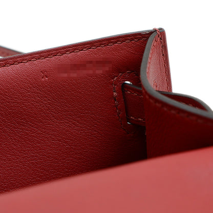 ポシェットケリー スイフト ルージュグレナ ゴールド金具 X刻印 ハンドバッグ