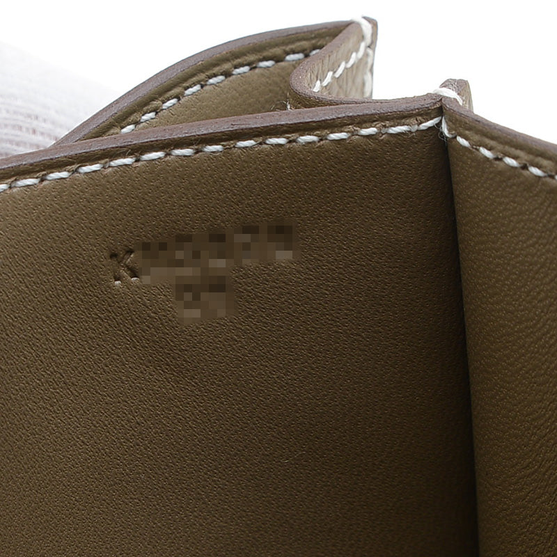 コンスタンスミニ 18 ミロワール エプソン エトゥープ シルバー金具 K刻印 ショルダーバッグ