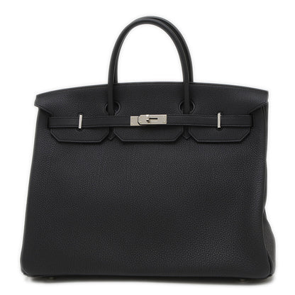 バーキン40 トゴ ブラック シルバー金具 K刻印 ハンドバッグ