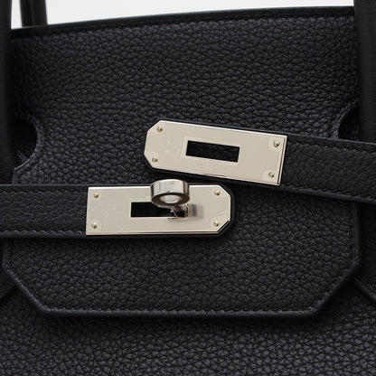 バーキン40 トゴ ブラック シルバー金具 K刻印 ハンドバッグ