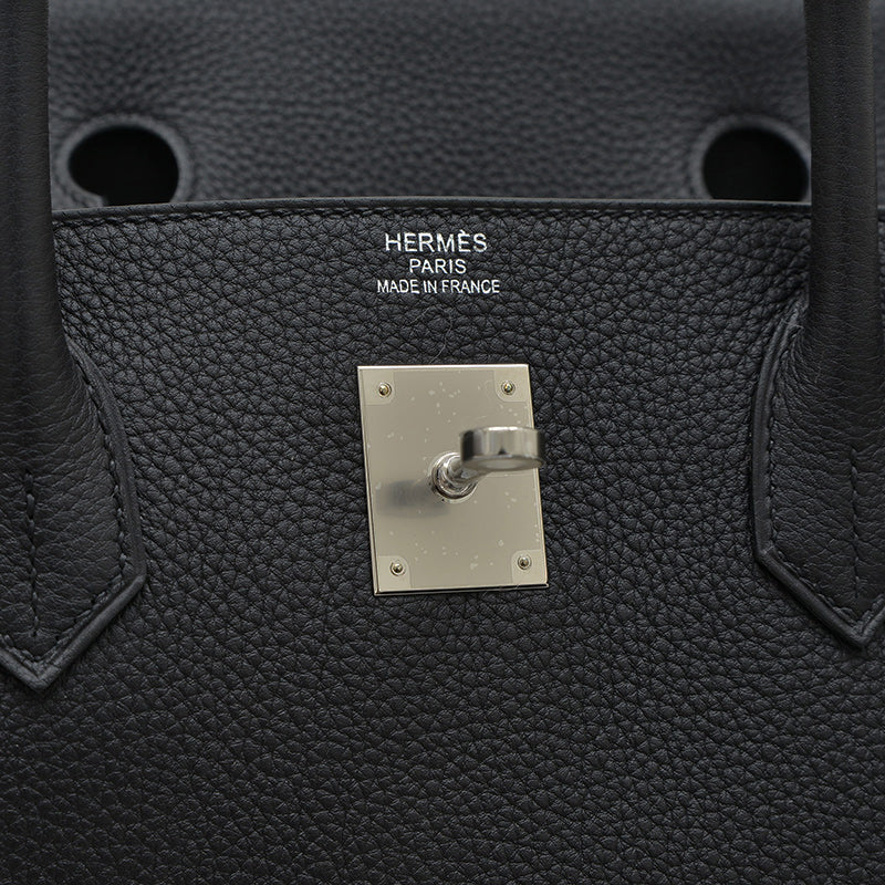 バーキン40 トゴ ブラック シルバー金具 K刻印 ハンドバッグ