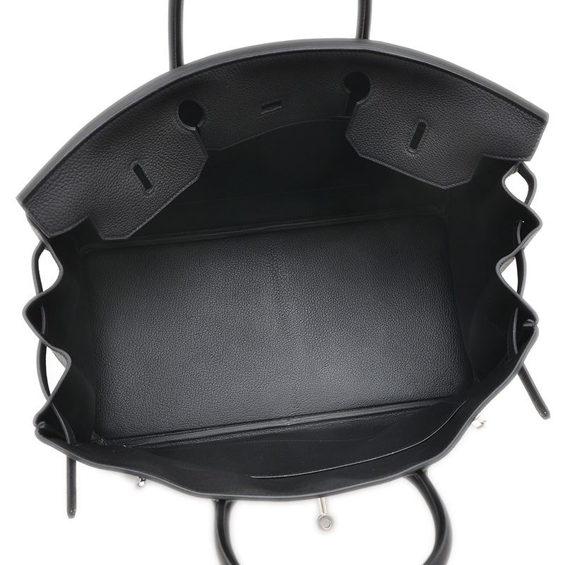 バーキン40 トゴ ブラック シルバー金具 K刻印 ハンドバッグ