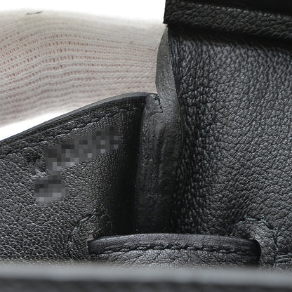 バーキン40 トゴ ブラック シルバー金具 K刻印 ハンドバッグ