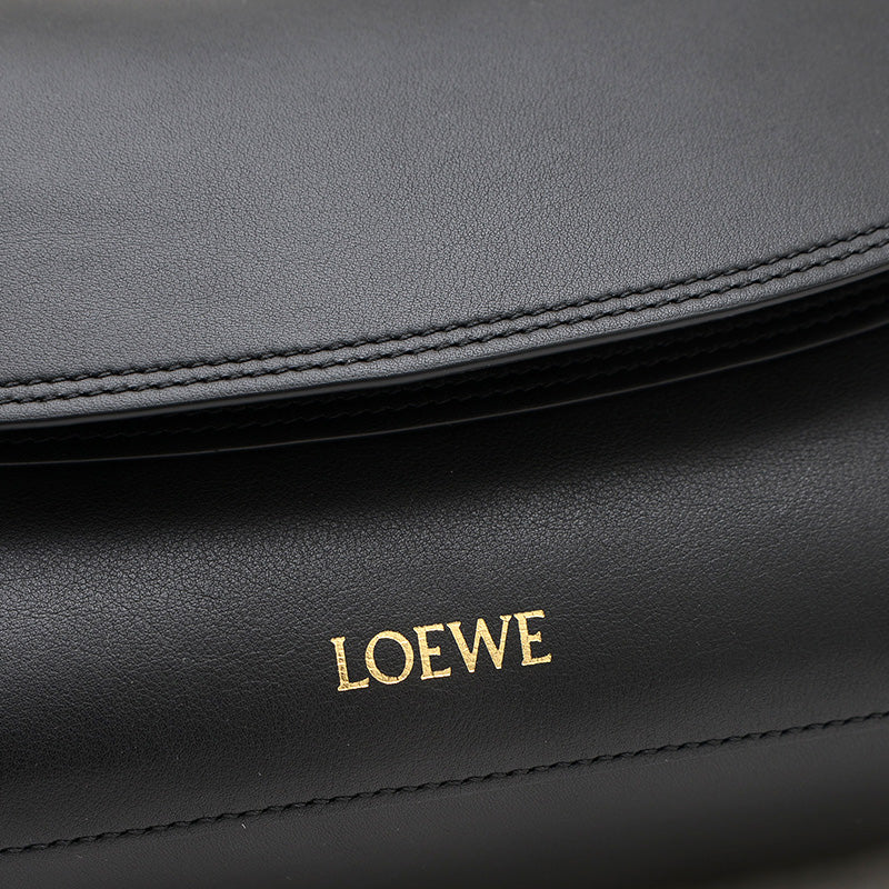 オラ ミディアム 2WAYバッグ スムースカーフレザー ブラック AP22P22X07 ハンドバッグ