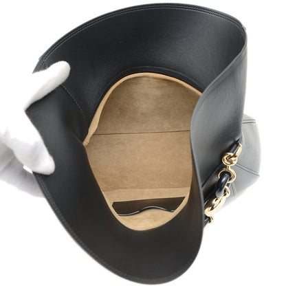 オラ ミディアム 2WAYバッグ スムースカーフレザー ブラック AP22P22X07 ハンドバッグ