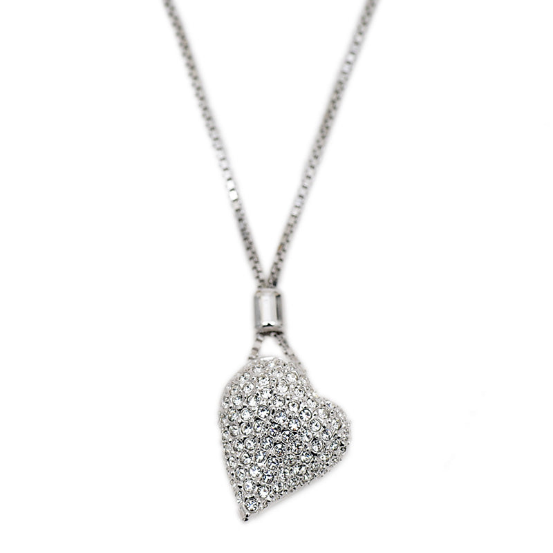 ペンダント ネックレス ハート メタル ネックレス