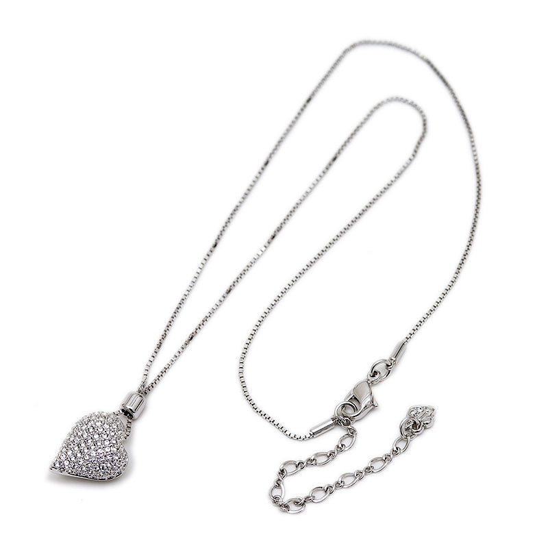 ペンダント ネックレス ハート メタル ネックレス