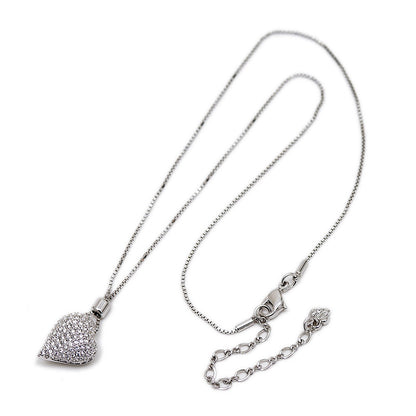 ペンダント ネックレス ハート メタル ネックレス