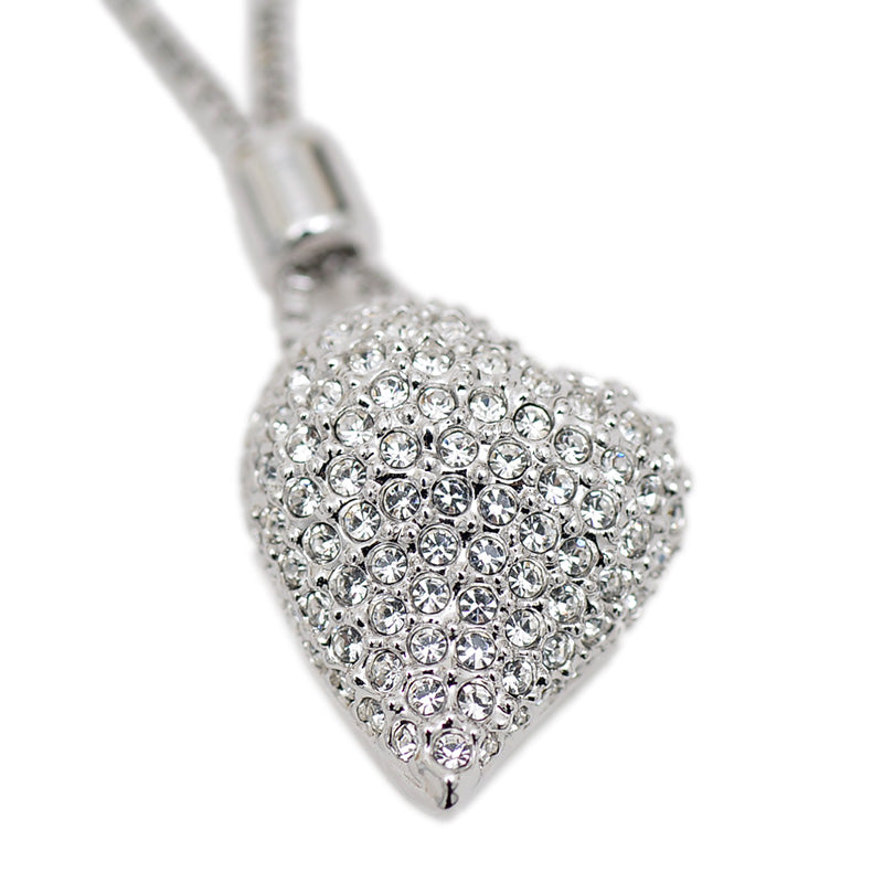 ペンダント ネックレス ハート メタル ネックレス