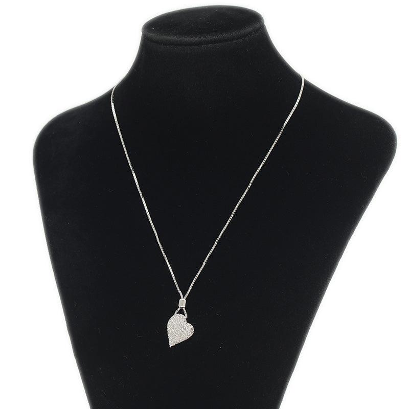 ペンダント ネックレス ハート メタル ネックレス