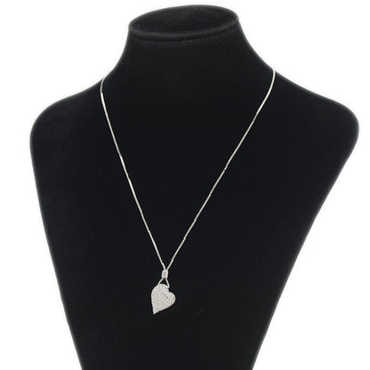 ペンダント ネックレス ハート メタル ネックレス