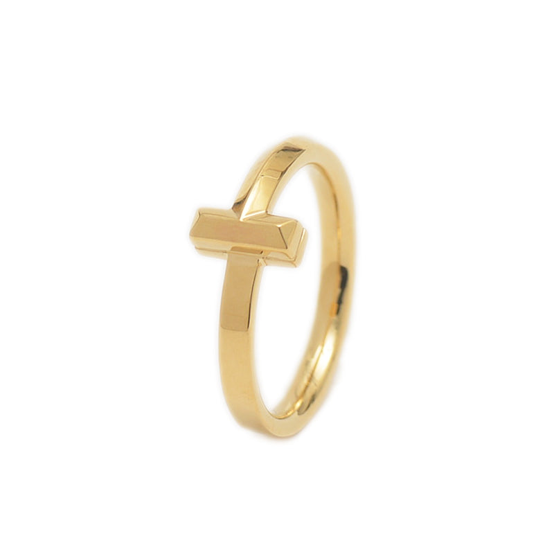 Tワン リング K18YG 10号 リング・指輪