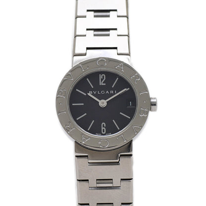 ブルガリブルガリ レディース ブラック文字盤 SS クォーツ BB23SS 腕時計