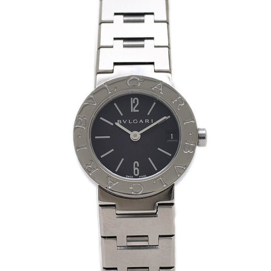 ブルガリブルガリ レディース ブラック文字盤 SS クォーツ BB23SS 腕時計