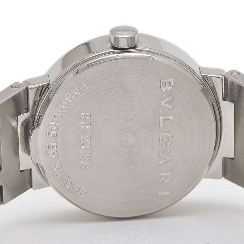 ブルガリブルガリ レディース ブラック文字盤 SS クォーツ BB23SS 腕時計