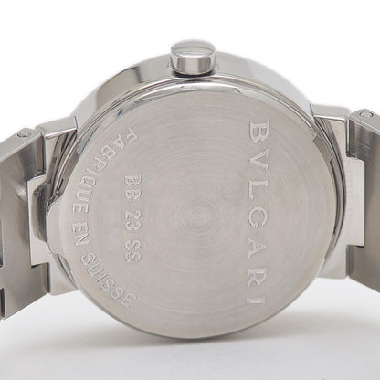 ブルガリブルガリ レディース ブラック文字盤 SS クォーツ BB23SS 腕時計