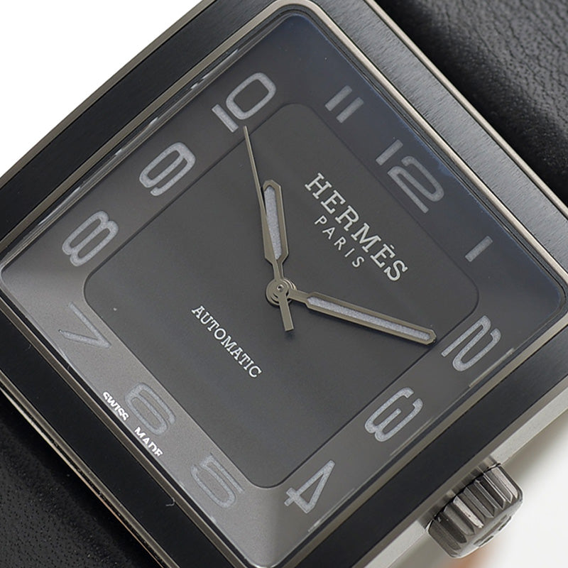 Hウォッチ GM メンズ ブラック文字盤 チタン ブラック金具 オートマ HH5.841 腕時計