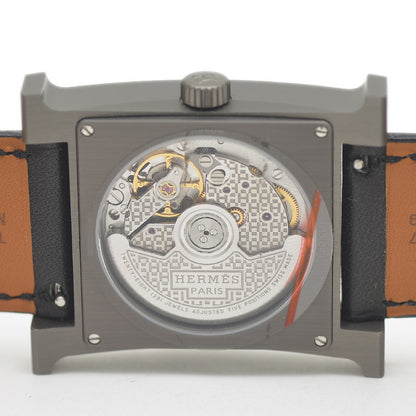 Hウォッチ GM メンズ ブラック文字盤 チタン ブラック金具 オートマ HH5.841 腕時計