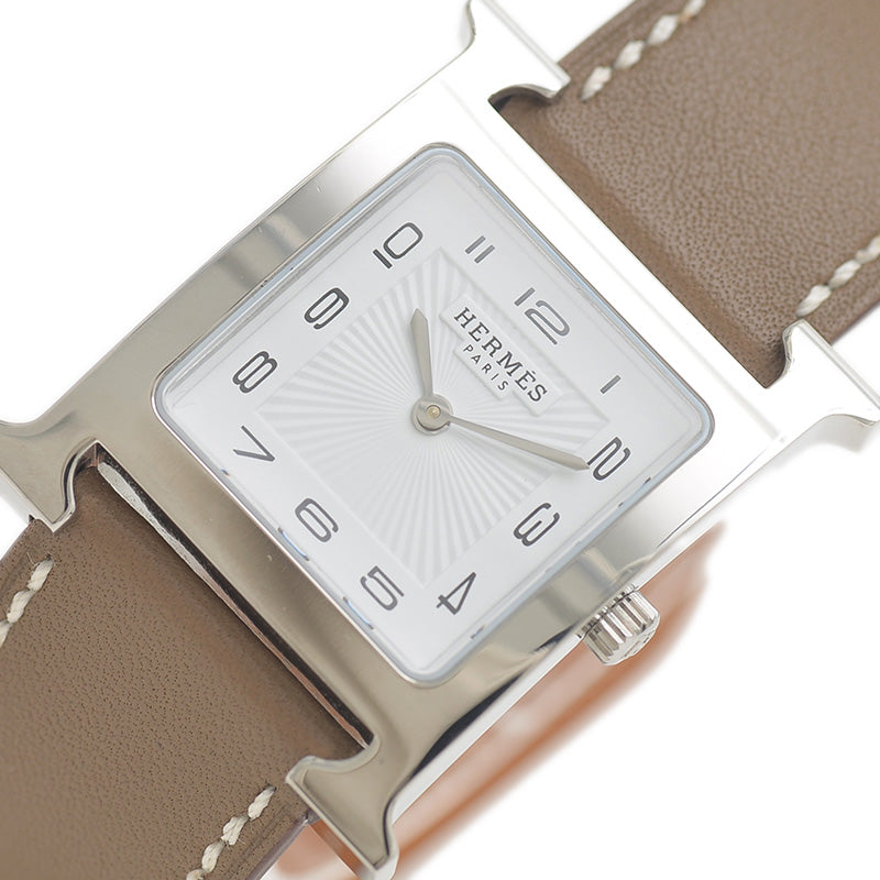 Hウォッチ PM レディース ホワイト文字盤 SS シルバー金具 クォーツ HH1.510 腕時計