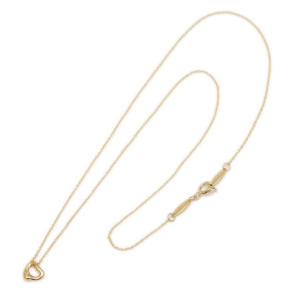 エルサペレッティ オープンハート ペンダント ネックレス K18YG ネックレス