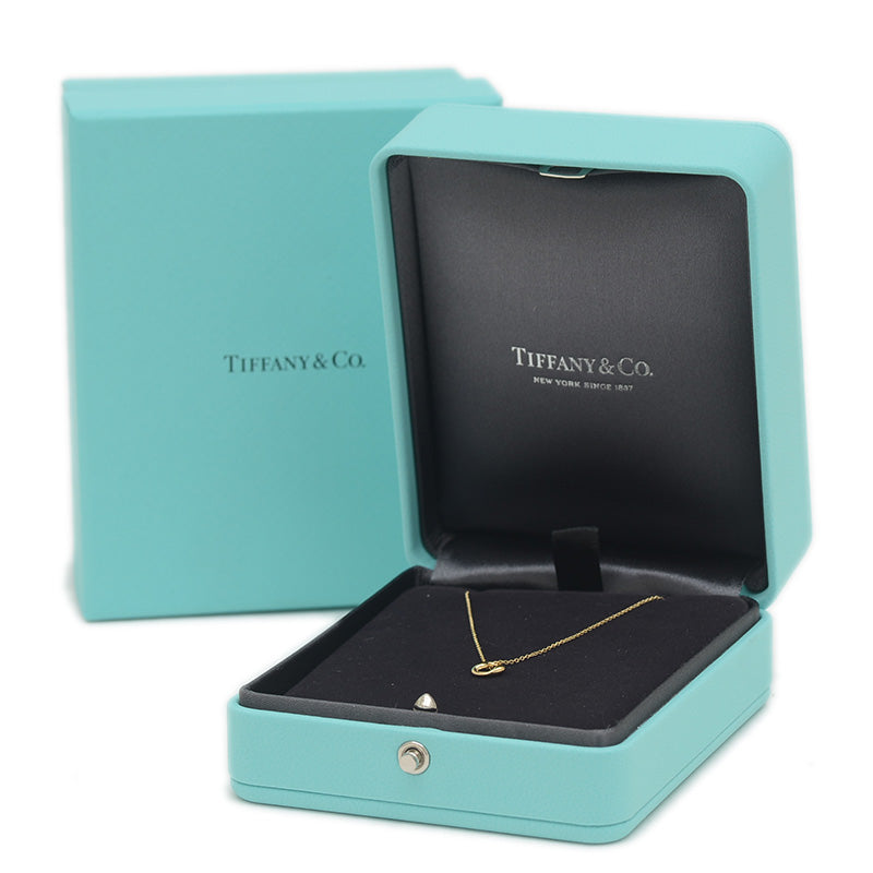 エルサペレッティ オープンハート ペンダント ネックレス K18YG ネックレス