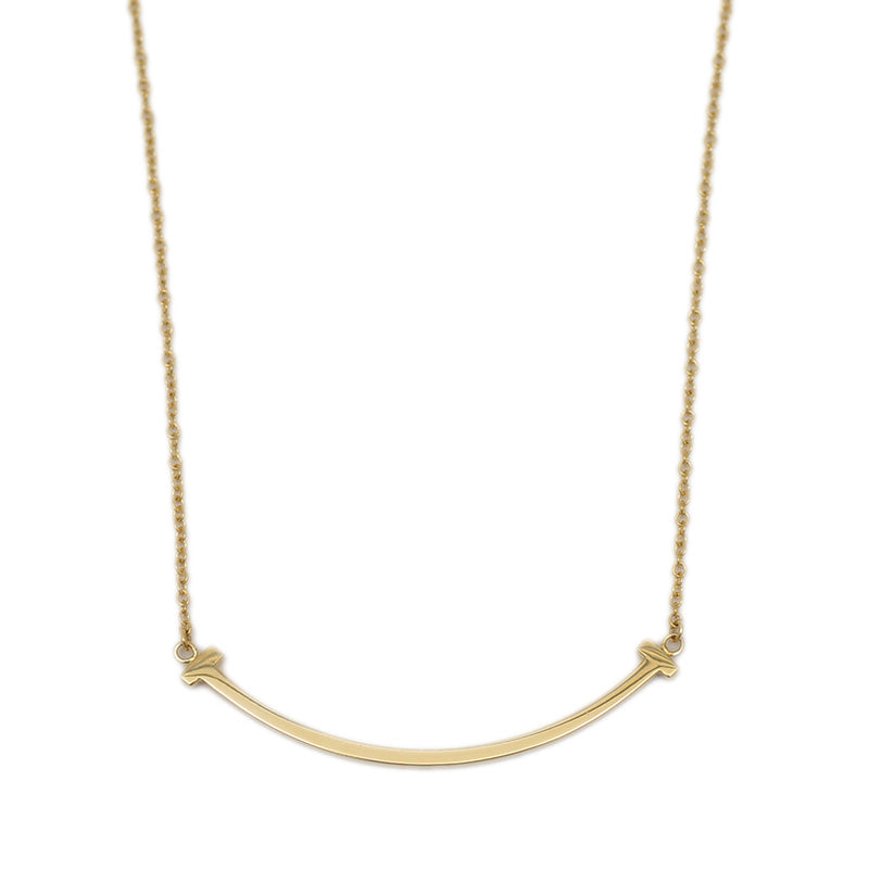 Tスマイル ネックレス スモール K18YG ネックレス