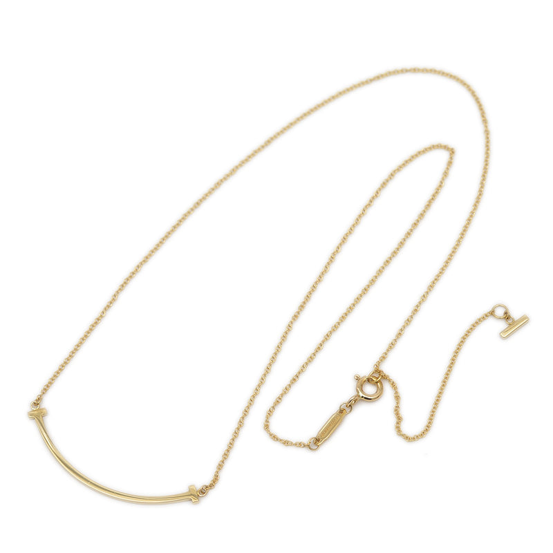 Tスマイル ネックレス スモール K18YG ネックレス