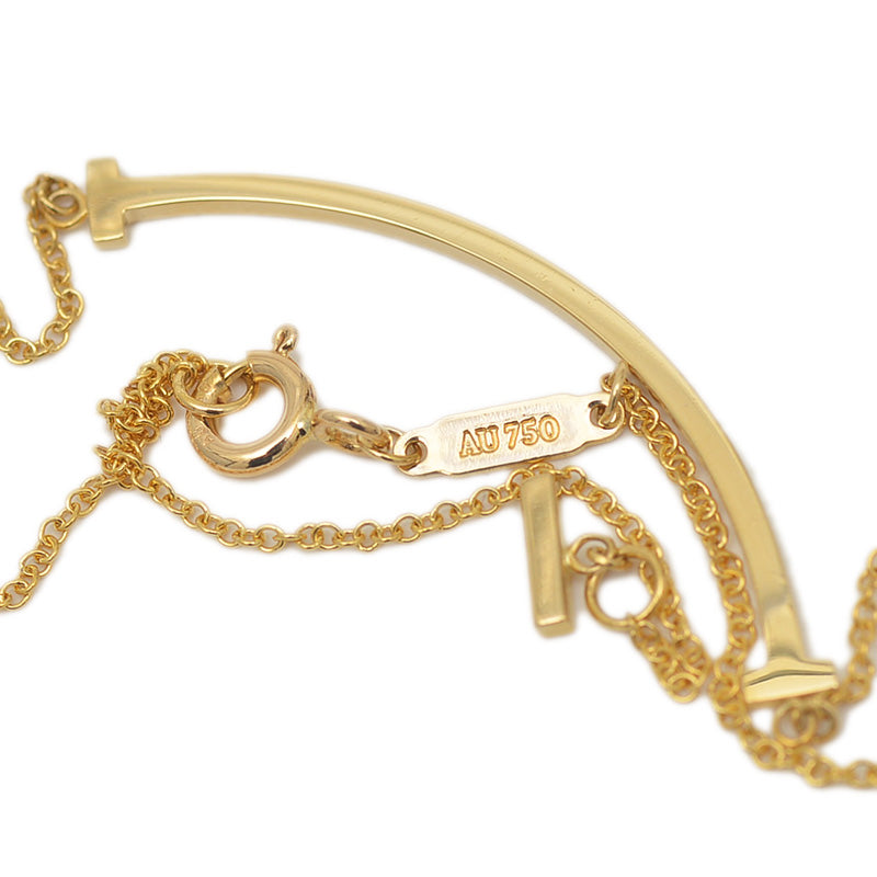 Tスマイル ネックレス スモール K18YG ネックレス