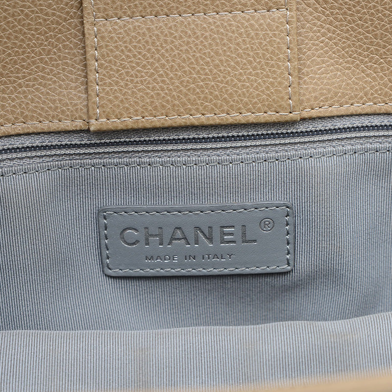 エグゼクティブトート 2WAYバッグ レザー ベージュ シルバー金具 トートバッグ