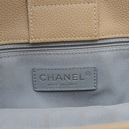 エグゼクティブトート 2WAYバッグ レザー ベージュ シルバー金具 トートバッグ