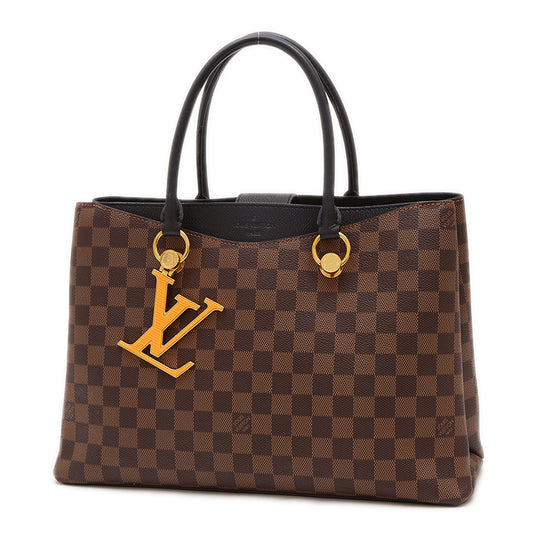 ダミエ LVリバーサイド 2WAYバッグ チャーム付 ノワール N40050 ハンドバッグ