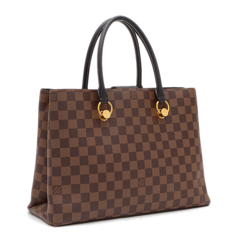 ダミエ LVリバーサイド 2WAYバッグ チャーム付 ノワール N40050 ハンドバッグ