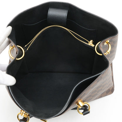 ダミエ LVリバーサイド 2WAYバッグ チャーム付 ノワール N40050 ハンドバッグ