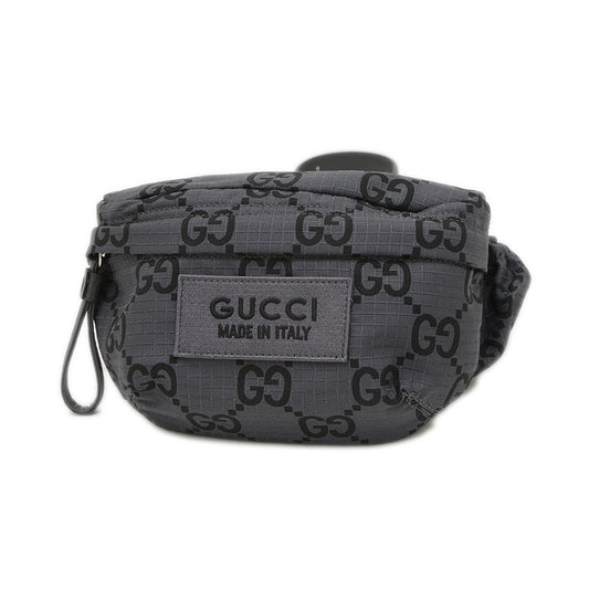 GGナイロン ベルトバッグ ナイロン グレー 767934 ボディバッグ