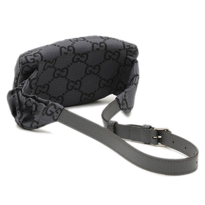 GGナイロン ベルトバッグ ナイロン グレー 767934 ボディバッグ