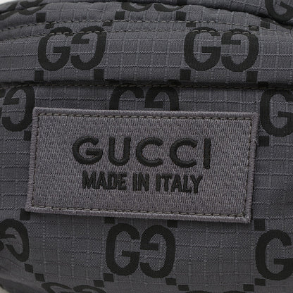 GGナイロン ベルトバッグ ナイロン グレー 767934 ボディバッグ