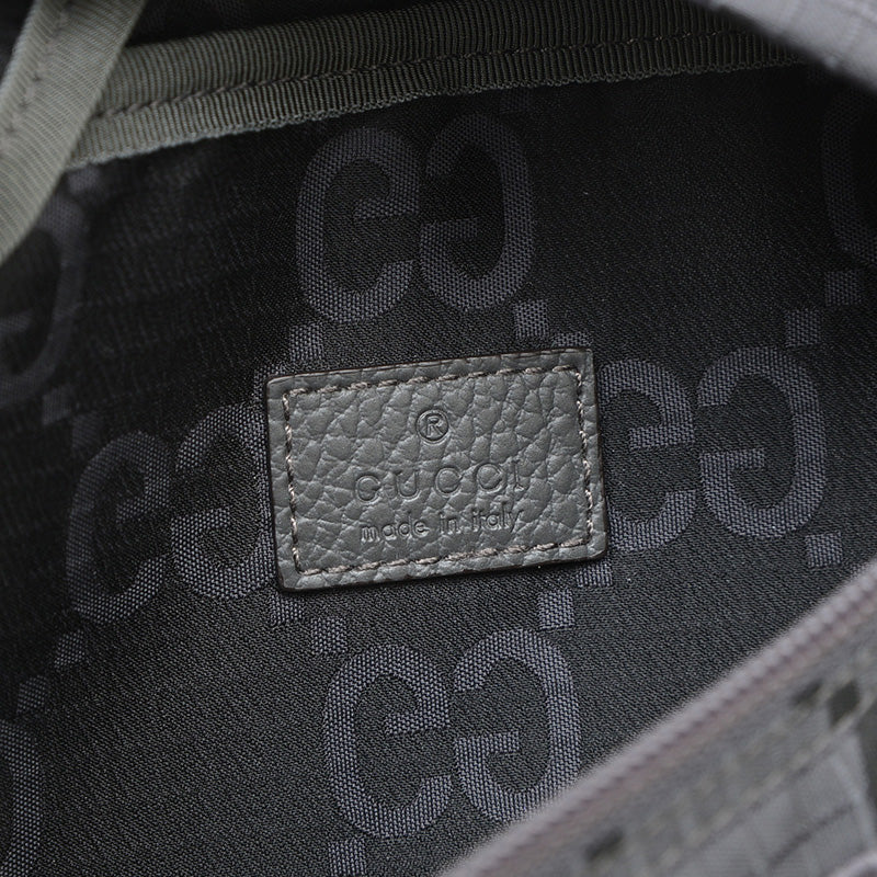 GGナイロン ベルトバッグ ナイロン グレー 767934 ボディバッグ