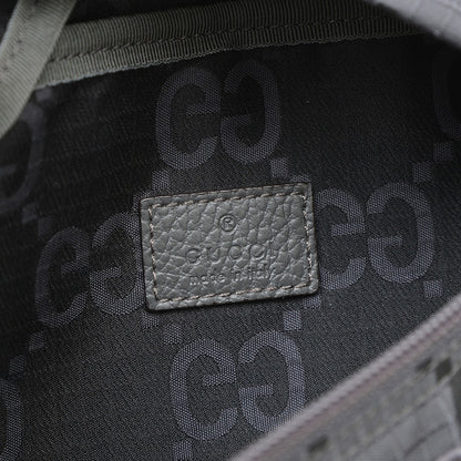 GGナイロン ベルトバッグ ナイロン グレー 767934 ボディバッグ