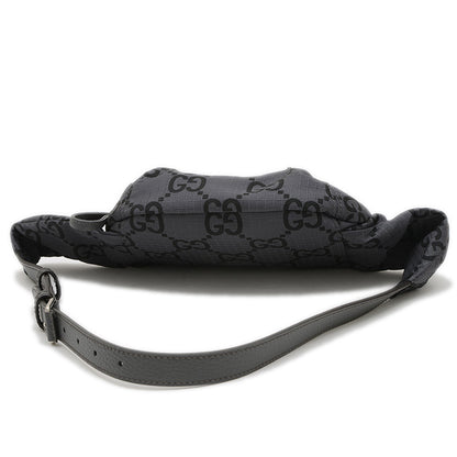 GGナイロン ベルトバッグ ナイロン グレー 767934 ボディバッグ
