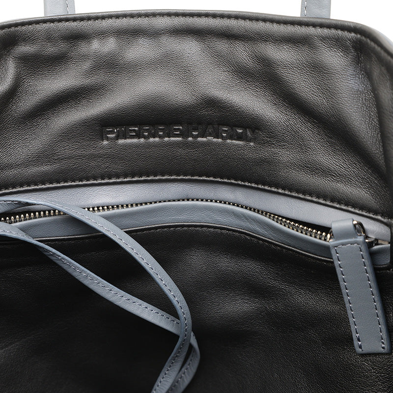 バンプ 2WAYバッグ レザー グレー トートバッグ